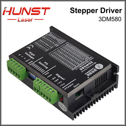 HUNST 3DM580 Stepper Motor Driver 3 Phase Leadshine Servo Driver 40 VDC Input Max 8A For CO2 Laser Cutting and Engraving Machine