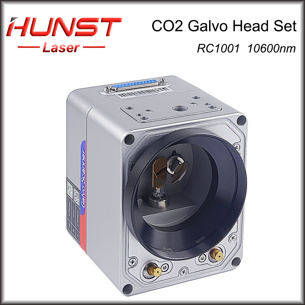 Hunst SINO-GALVO RC1001 CO2 Laser Scan Galvo Head Set 10600nm Aperture 10mm Galvanometer Scanner with Power Supply