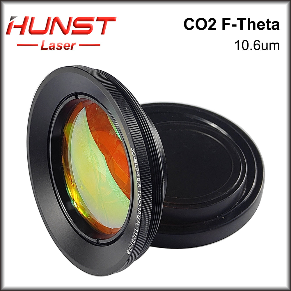 Hunst Co2 F-theta Lens 10.6um 10600nm Wavelength USA CVD ZnSe M85 Thread F75-F430 for Co2 Laser Marking & Engraving Machine