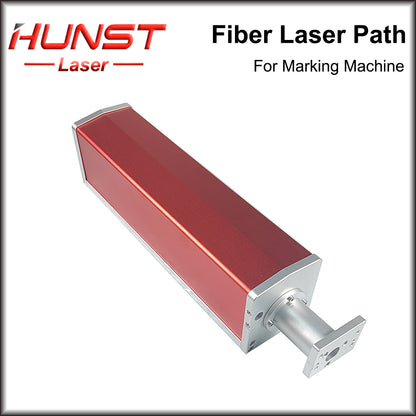 HUNST Fiber Laser Path Red Standard Fiber Laser Path Housing Rayucs MAX JPT Interface for Laser Marking Machine