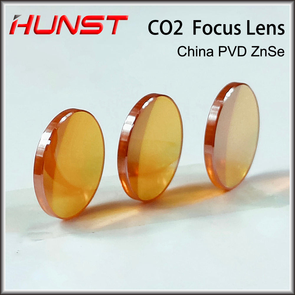 Hunst China CO2 ZnSe Focus Lens Dia.12 18 19.05 20mm FL38.1 50.8 63.5mm for Laser Engraving Cutting Machine Spare Parts