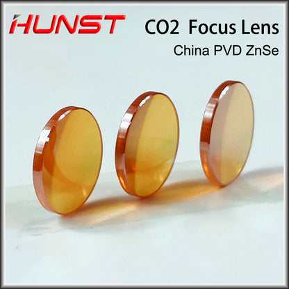 Hunst China CO2 ZnSe Focus Lens Dia.12 18 19.05 20mm FL38.1 50.8 63.5mm for Laser Engraving Cutting Machine Spare Parts