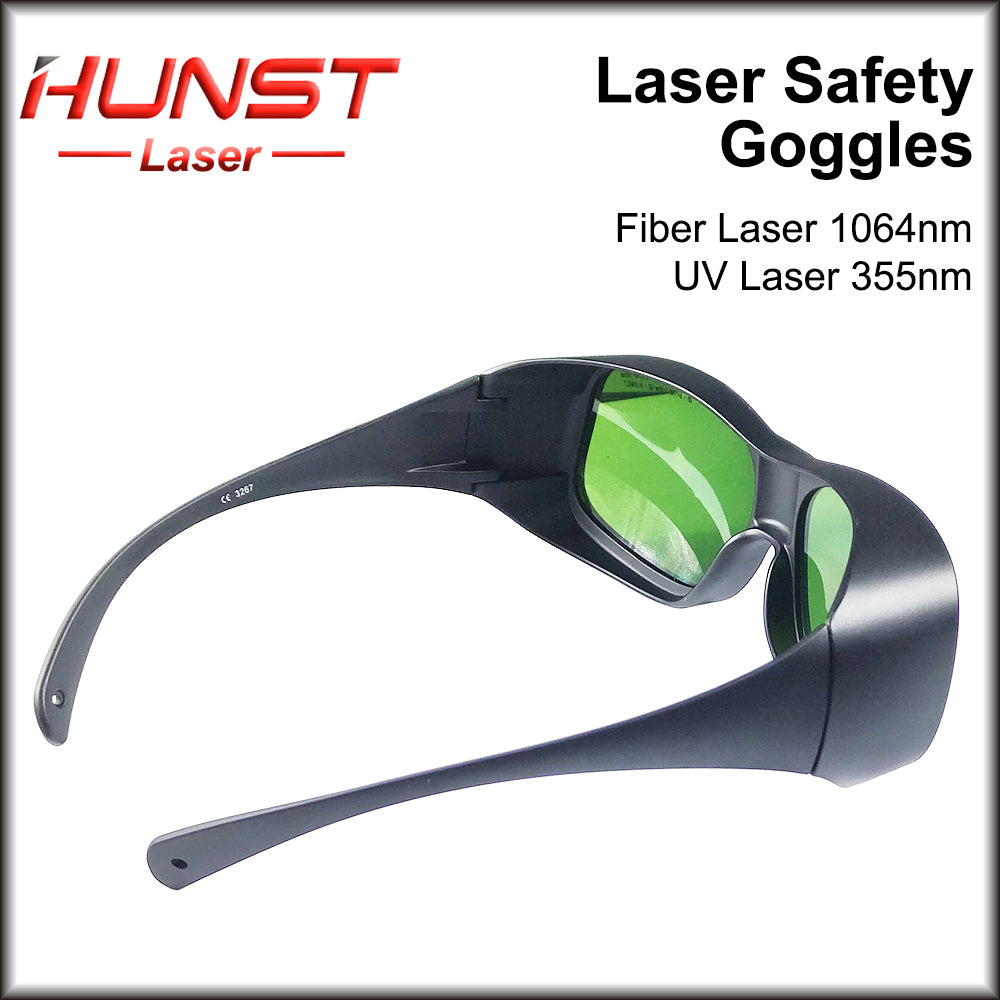 Hunst 1064nm UV355 Laser Safety Goggles  Shield Protection Eyewear 180-420nm 750nm-1100nm For YAG Fiber Lase