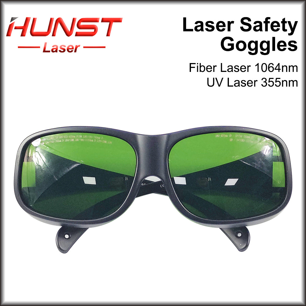 Hunst 1064nm UV355 Laser Safety Goggles  Shield Protection Eyewear 180-420nm 750nm-1100nm For YAG Fiber Lase