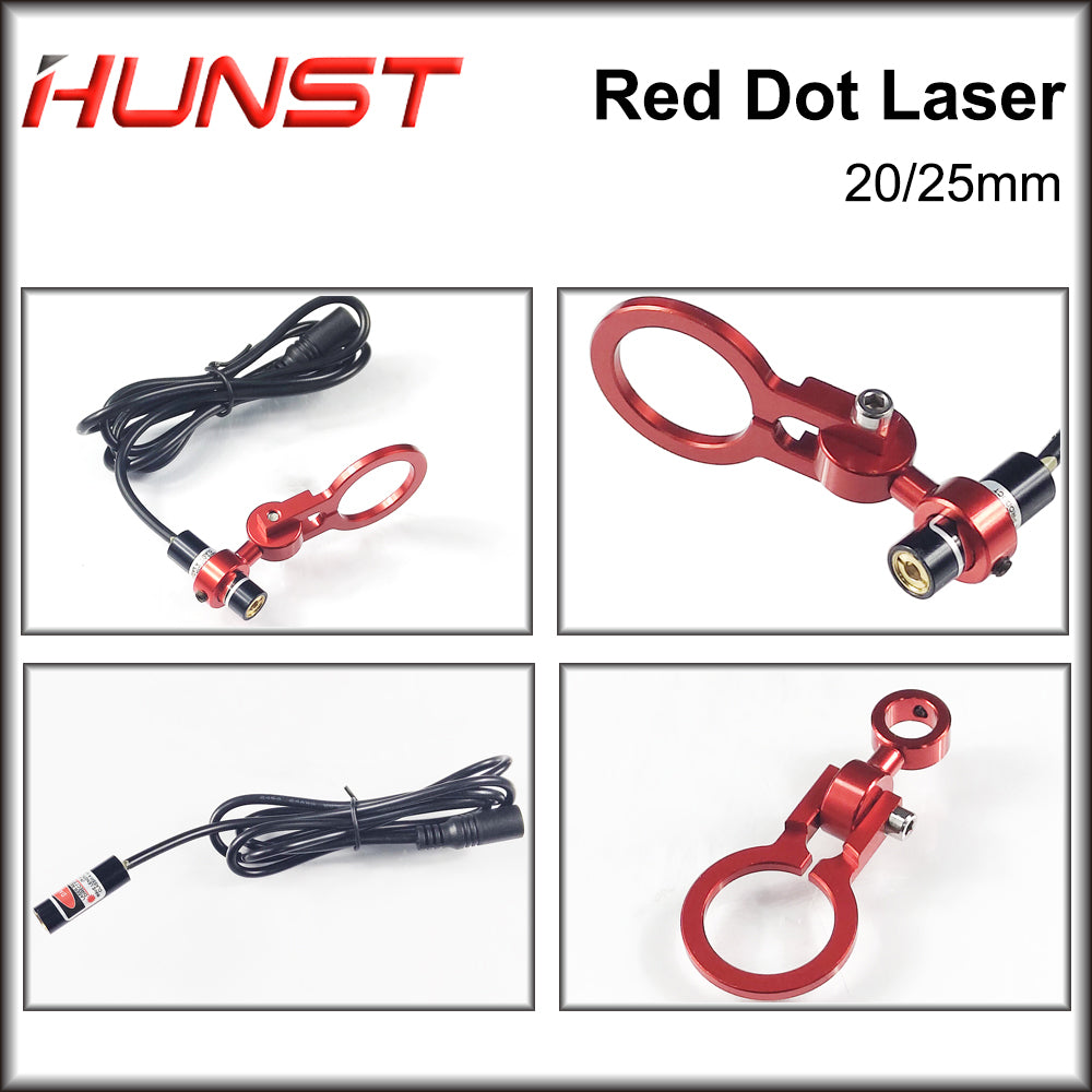 Hunst Red Dot Set Positioning Diode Module Laser Engraver Dia:20/25mm DC 5V For DIY Co2 Laser Head