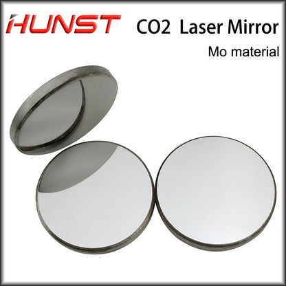 Hunst 3pcs/Lot Reflective Lens Mo Laser Mirror Diameter 20 25 30mm For 30-200W CO2 Laser Engraving Cutting Machine Spare Parts