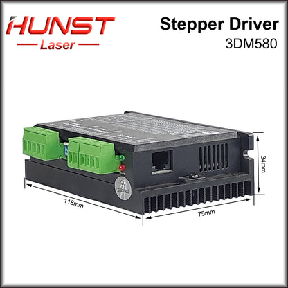 HUNST 3DM580 Stepper Motor Driver 3 Phase Leadshine Servo Driver 40 VDC Input Max 8A For CO2 Laser Cutting and Engraving Machine