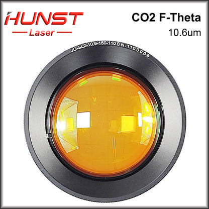 Hunst Co2 F-theta Lens 10.6um 10600nm Wavelength USA CVD ZnSe M85 Thread F75-F430 for Co2 Laser Marking & Engraving Machine