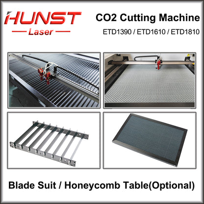 Hunst Double Head CO2 Laser Engraving Cutting Machine 1390/1610/1810 Laser Cutter for Wood Acylic Fabric Leather Paper Cloth
