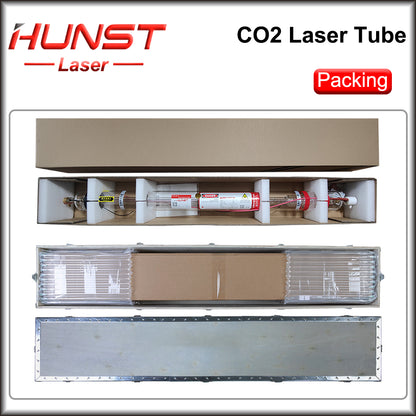 Hunst EFR F2 F4 F6 Co2 Laser Tube Power 40~150W Diameter  60/80mm Laser Lamp For Co2 Laser Cutter Engraving Machine