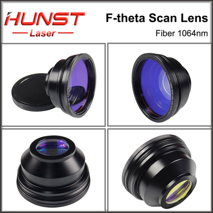 Hunst F-theta Scan Lens 1064nm Field Lens 50x50mm - 300x300mm F80-420mm for YAG Optical Fiber Laser Marking Machine SpareParts