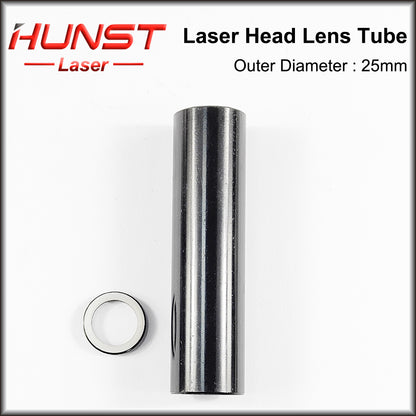 Hunst Co2 Lens Tube Outer Diameter 25mm for Lens Dia.20mm FL 50.8/63.5/101.6mm for CO2 Laser Cutting Engraving Machine