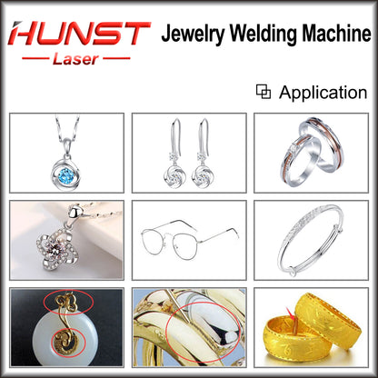 HUNST YAG Jewelry Laser Spot Welding Machine Laser Soldering With HD CCD Microscope for Gold Silver Chain Ring Pendant Denture