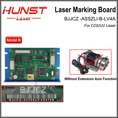 Hunst Original BJJCZ LV4 CO2 UV Laser Controller Ezcad Control Card Motherboard 32/64 Bit System for Laser Marking Machine