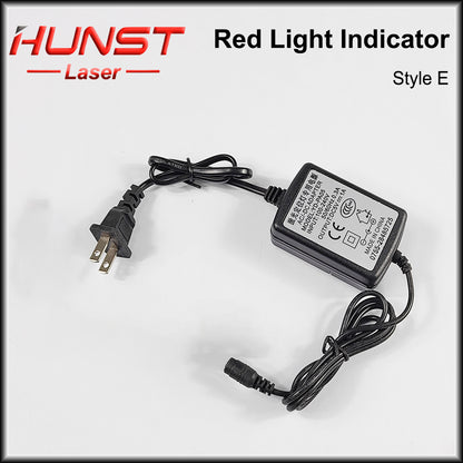 HUNST Red Dotted Beam Light 650nm 5V Infrared Adjustable Laser Module Locator + Adapter for Fiber Marking or Cutting Machine