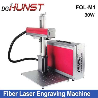 HUNST 30W 50W 60W M1 Fiber Laser Marking Machine MAX JPT For Cutting Jewelry Gold Silver Stainless Steel Copper Aluminum