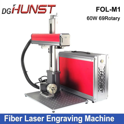 HUNST 30W 50W 60W M1 Fiber Laser Marking Machine MAX JPT For Cutting Jewelry Gold Silver Stainless Steel Copper Aluminum