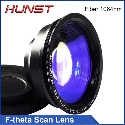 HUNST -F-theta Scanning Lens 1064nm Field Lens 50-400mm F80-525mm For Fiber Laser Marking Machine Accessories