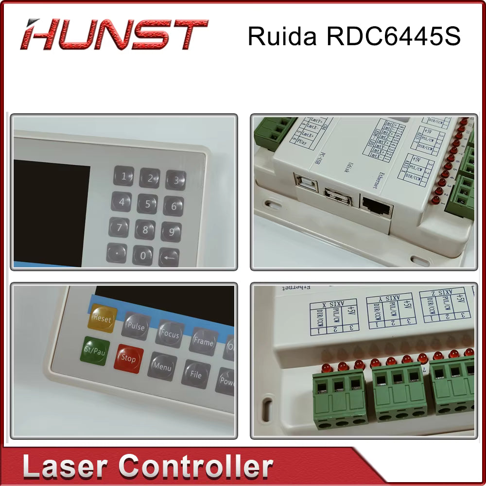 HUNST Ruida RDC6445G CO2 Laser Control Card Motherboard For CNC Laser Cutting Machine Control System RDC6445S