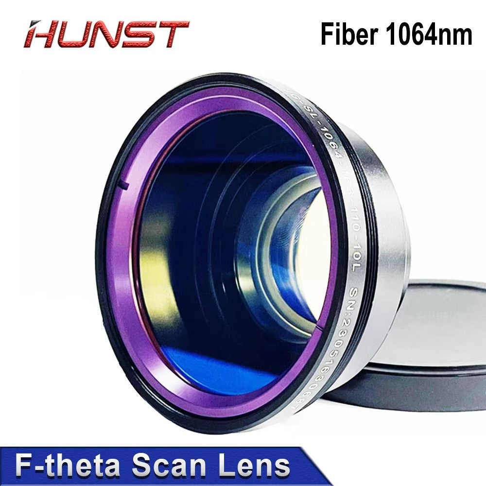 HUNST -F-theta Scanning Lens 1064nm Field Lens 50-400mm F80-525mm For Fiber Laser Marking Machine Accessories