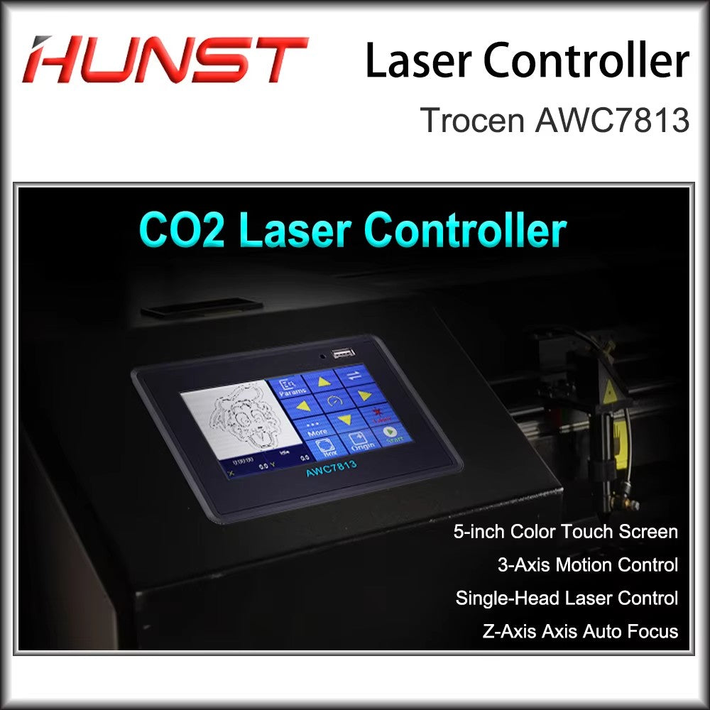 Hunst CO2 Laser Controller Board Trocen AWC7813 AWC708S CNC Control Motherboard System For Laser Cutting Machine