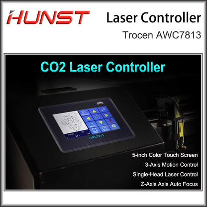 Hunst CO2 Laser Controller Board Trocen AWC7813 AWC708S CNC Control Motherboard System For Laser Cutting Machine
