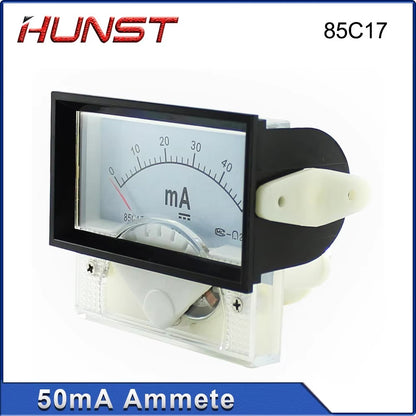 Hunst 50mA Ammeter 85C17 DC 0-50mA Panel for CO2 Laser Cutting Engraver