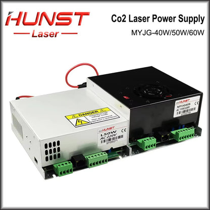 HUNST 40W-60W Co2 Laser Power Supply MYJG-40W 50W 60W Suitable for 40W 60W laser cutting and engraving machines