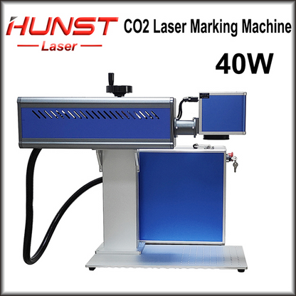 Hunst 40W 60W Co2 Laser Engraving Marking Machine Wood Bamboo Plastic Leather Cloth Glass Engraver Cutting Machine