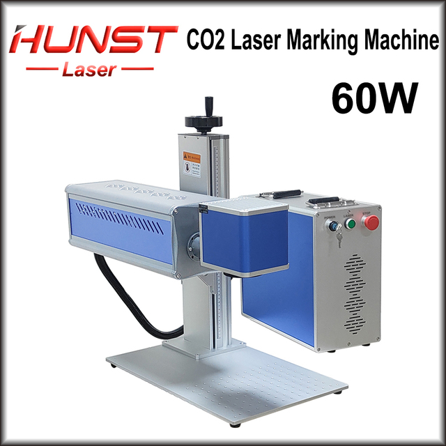 Hunst 40W 60W Co2 Laser Engraving Marking Machine Wood Bamboo Plastic Leather Cloth Glass Engraver Cutting Machine